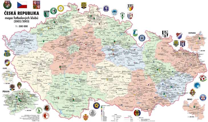 Fotbalová mapa-náhled